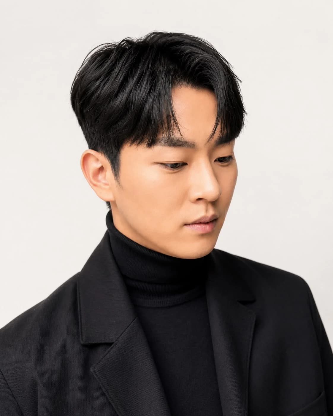 BEGINNING Men’s Hair 02/14 — Classic Side Part · A neat part and natural volume create a polished, trustworthy look for men.