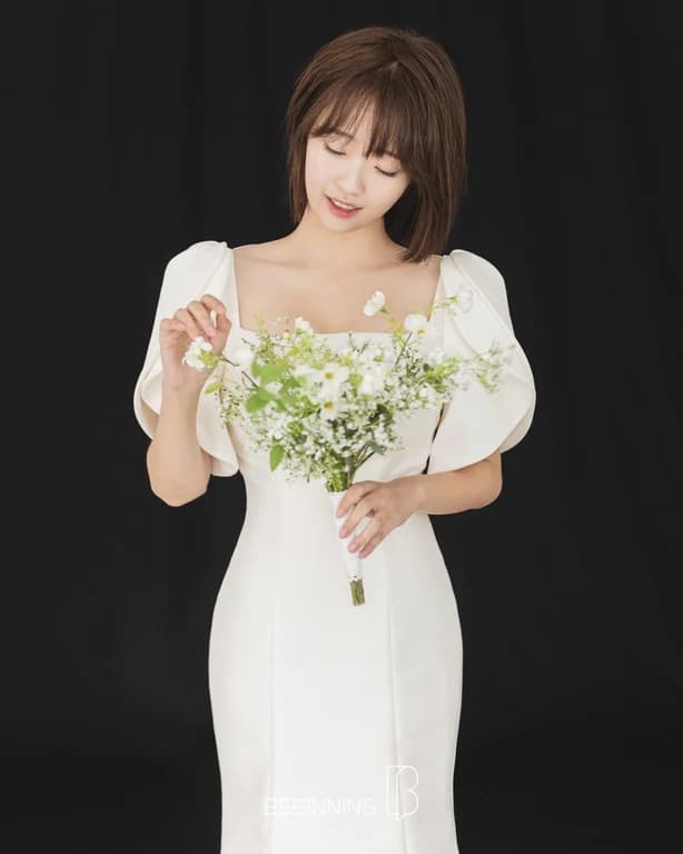 단발 웨딩