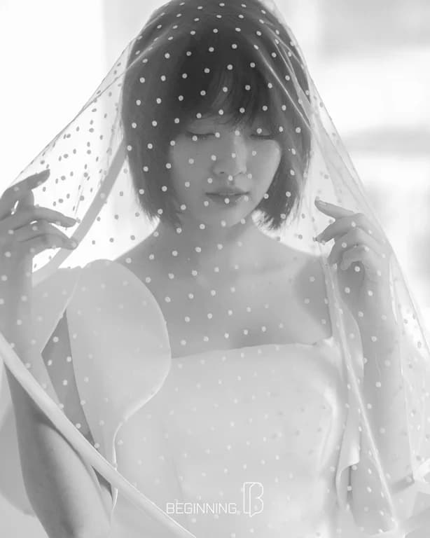 비기닝 단발 웨딩 08/08 — 단발 웨딩 · 자연스러운 속광 피부 · 얇고 투명한 베이스