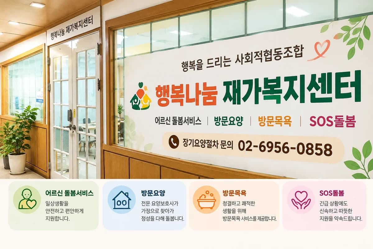 행복나눔 재가복지센터 이미지 2