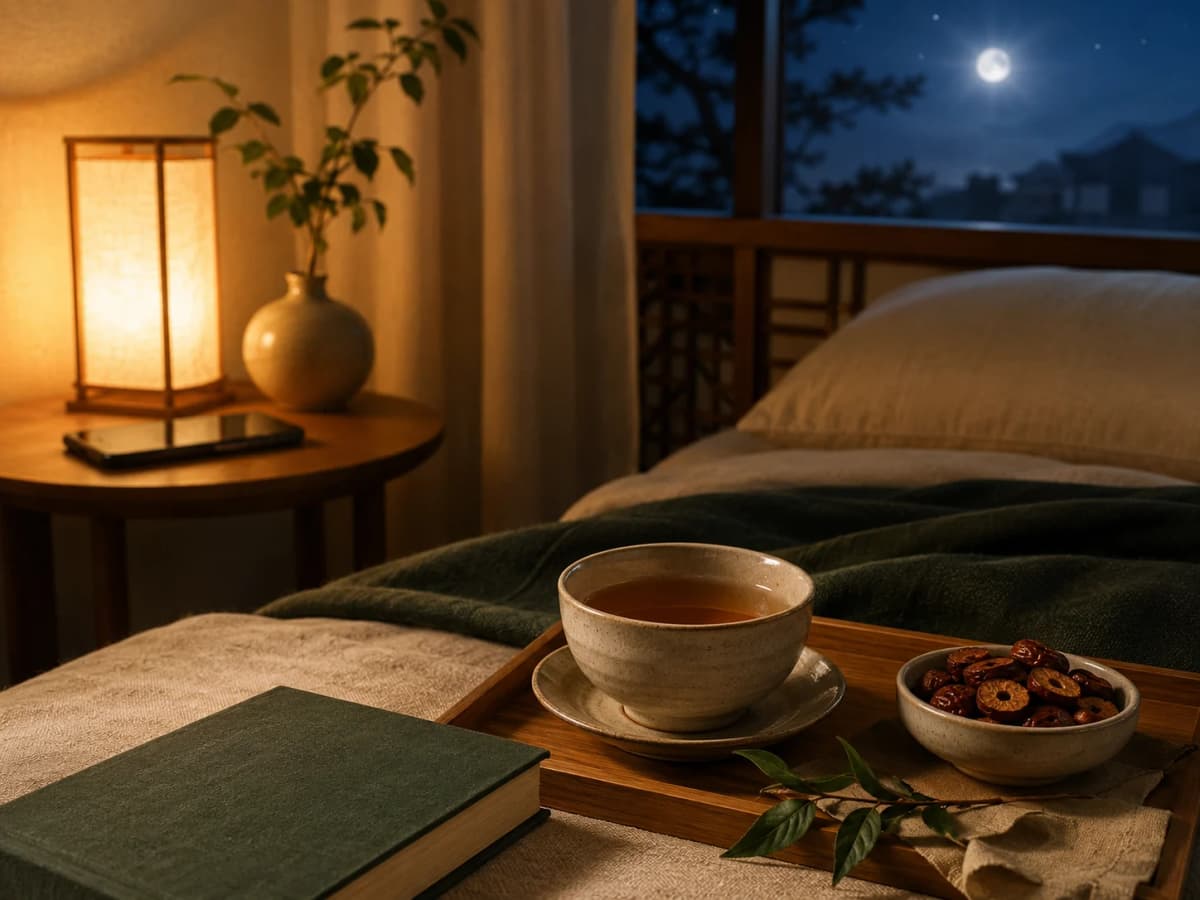 산조인 수면 루틴