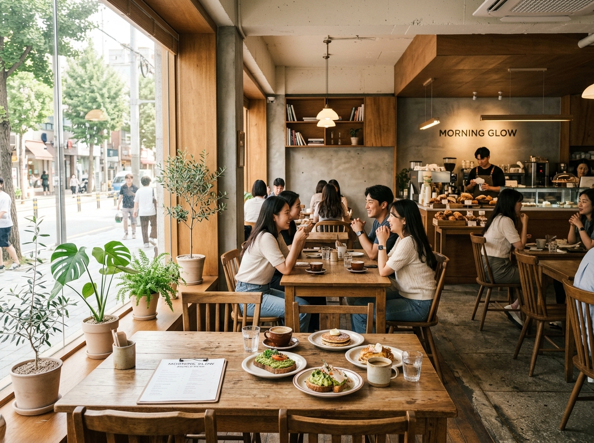 버섯 오픈샌드위치