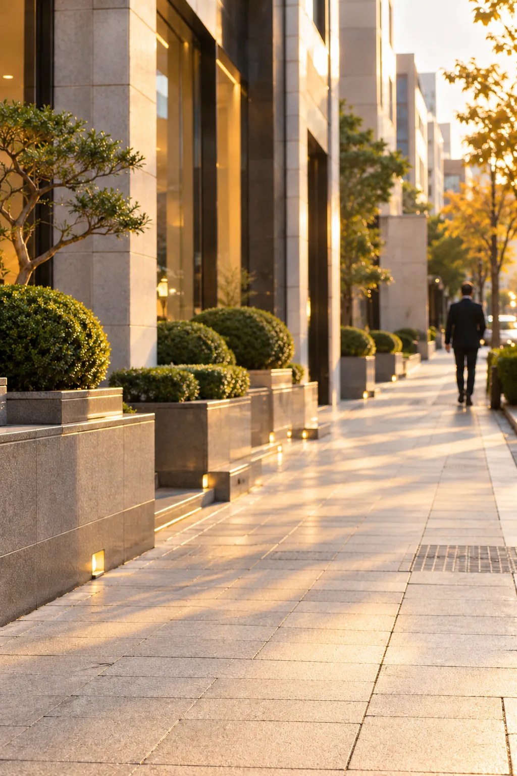 A quiet Cheongdam street with boutiques