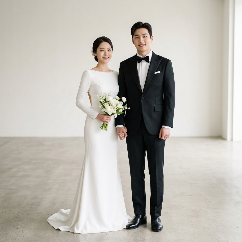 브라이드 & 그룸 클래식 포즈 (Classic Standing)